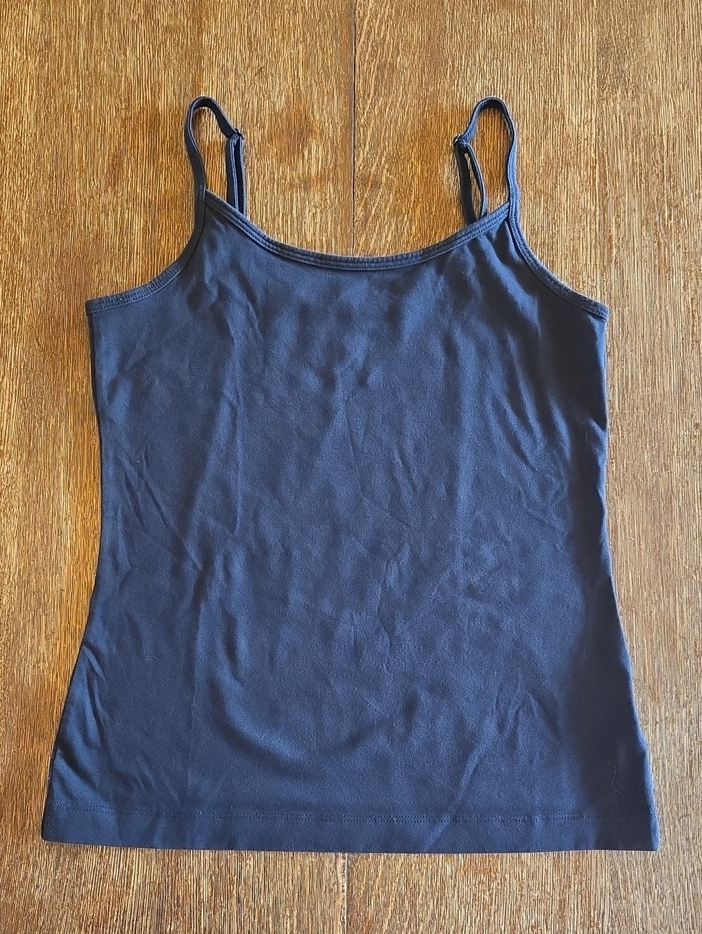 Lands' End Supima Cotton Black Camisole. Women's XS